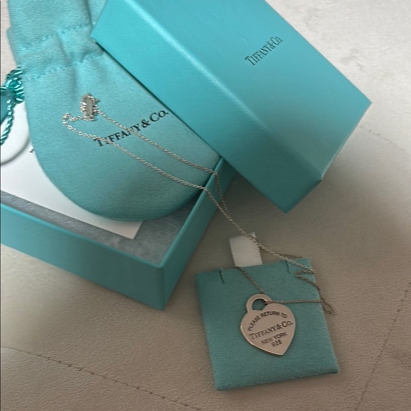 Tiffany & Co. Jewelry - Tiffany & Co. Silver Heart Pendant Necklace